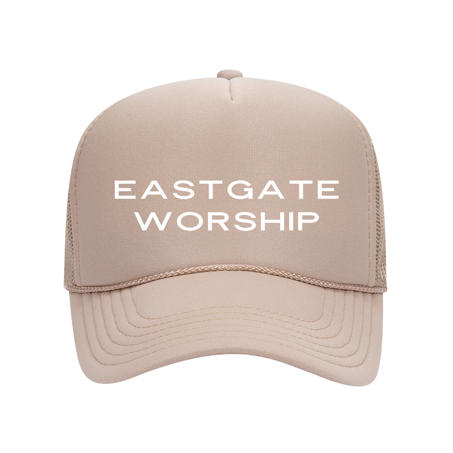 Eastgate Worship - Cream Trucker Hat